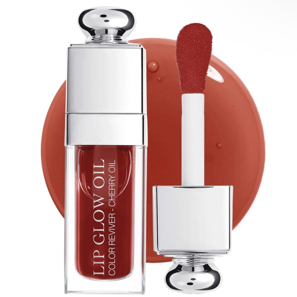 Dior Lip Glow Oil with Cherry Oil Hydrating High-Shine Gloss